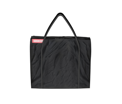 Durable Subsoccer S3 carrying chair bag with shoulder straps, designed for easy transport and storage of your portable bench soccer game