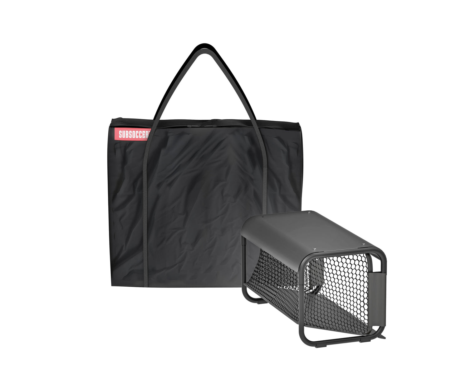 Subsoccer S3 carrying bag with shoulder straps, designed for easy transport and storage of your portable bench soccer game